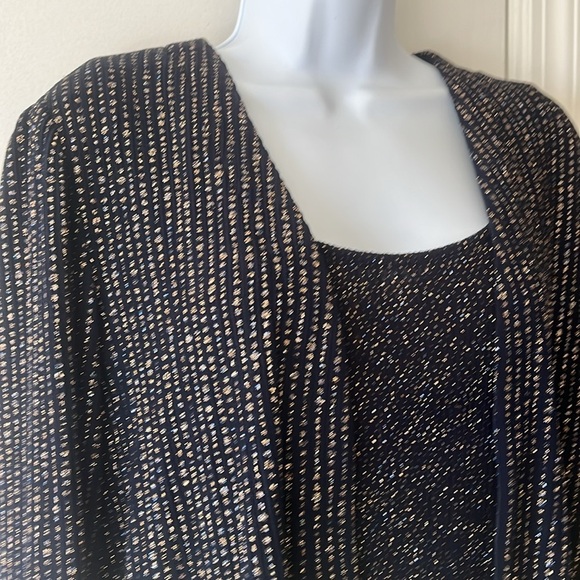 Alex Evenings Formal Maxi Dress +Long Jacket Women’s 14 Blue Stretchy Travel - Picture 6 of 17